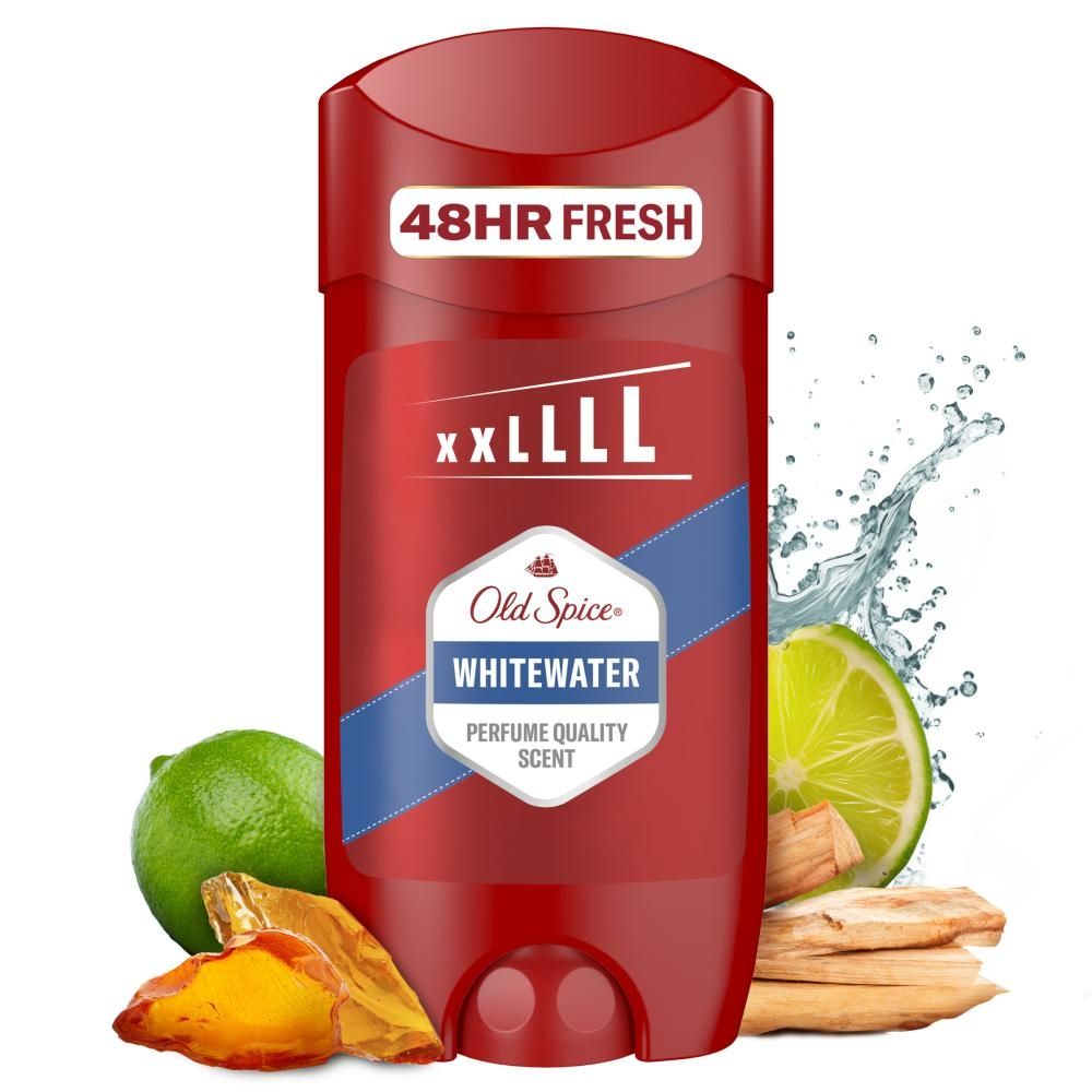 Old Spice Whitewater Dezodorant w sztyfcie dla mężczyzn 85 ml, 48 h świeżości, bez aluminium