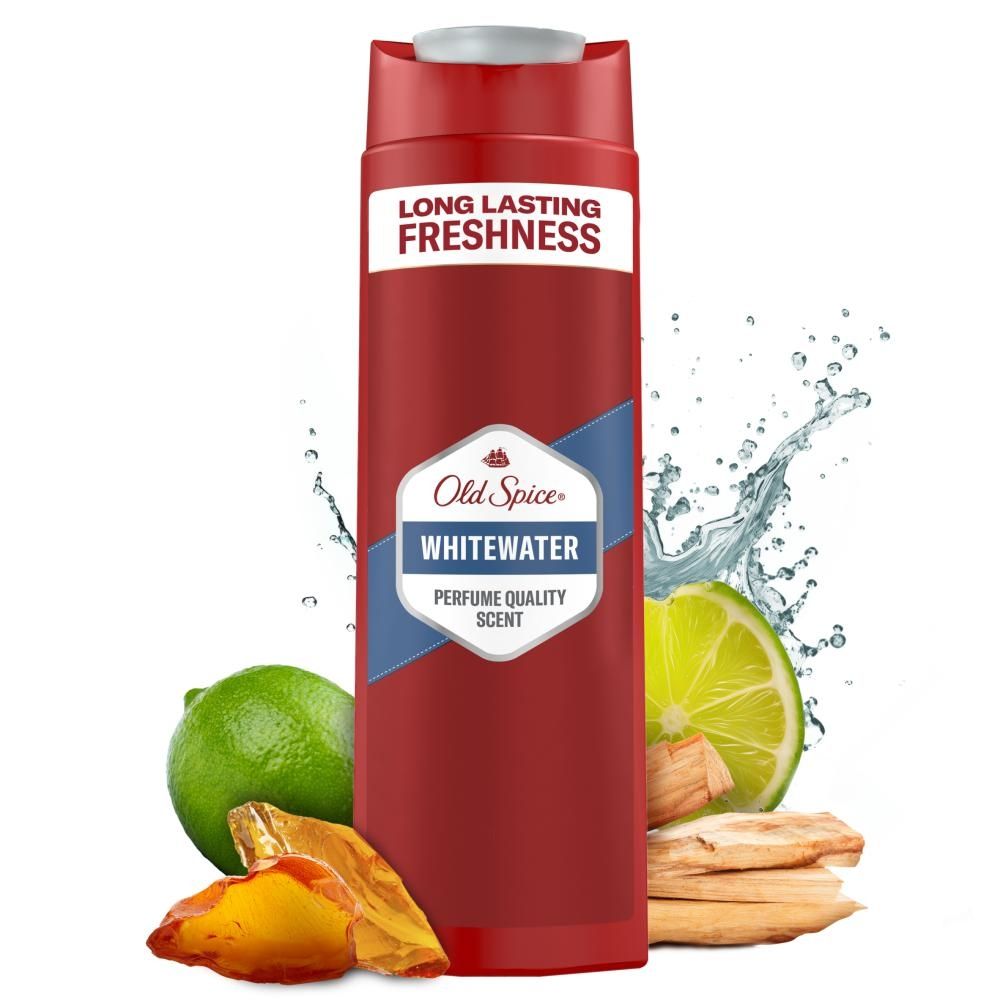 Old Spice Whitewater Męski płyn do kąpieli, żel pod prysznic i szampon 3 w 1 400ml