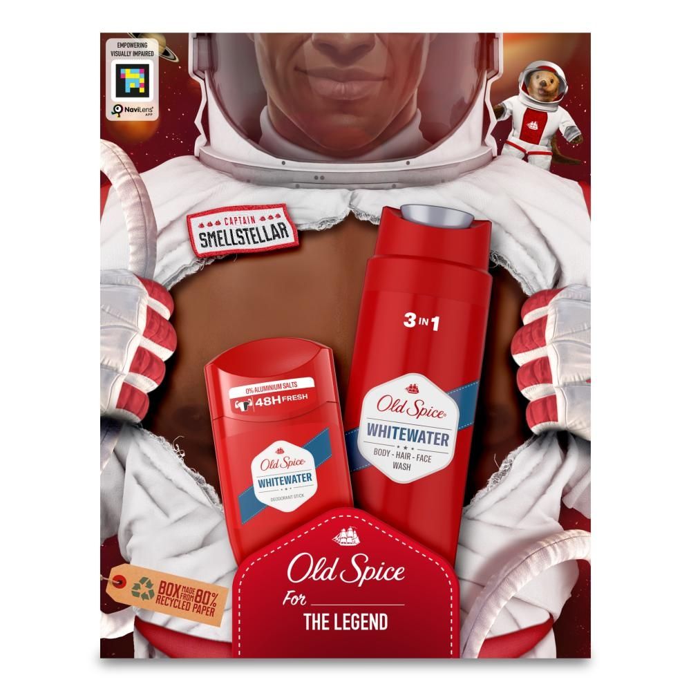 Old Spice Zestaw podarunkowy Astronaut, zawierający dezodorant w sztyfcie i żel pod prysznic