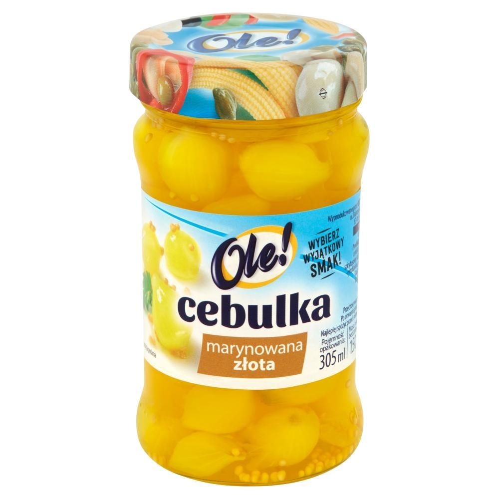 Ole! Cebulka marynowana złota 280 g