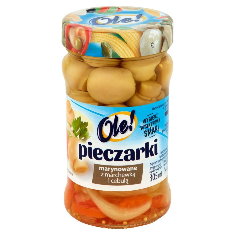 Ole! Pieczarki marynowane z marchewką i cebulą 280 g