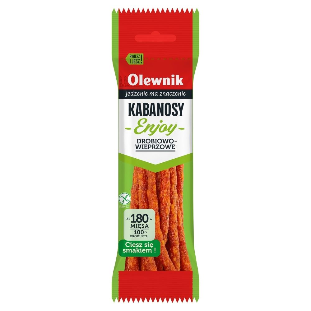 Olewnik Enjoy Kabanosy drobiowo-wieprzowe 105 g