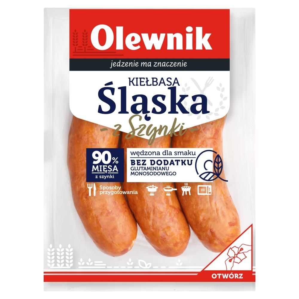 Olewnik Kiełbasa śląska z szynki 500 g