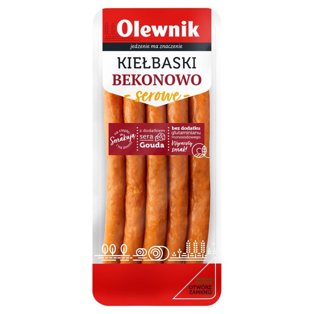 Olewnik Kiełbaski bekonowo-serowe 200 g