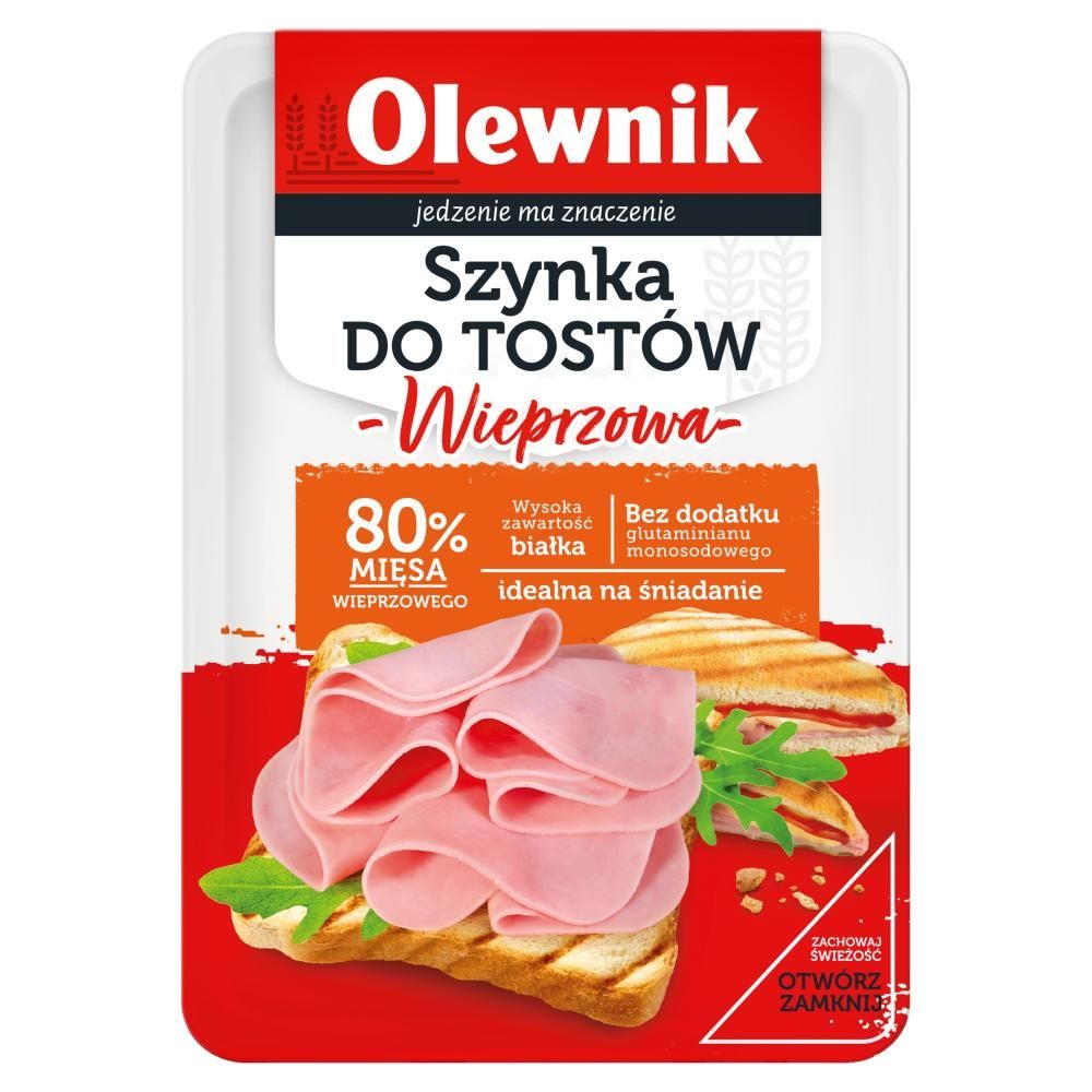 Olewnik Szynka do tostów wieprzowa 80 g