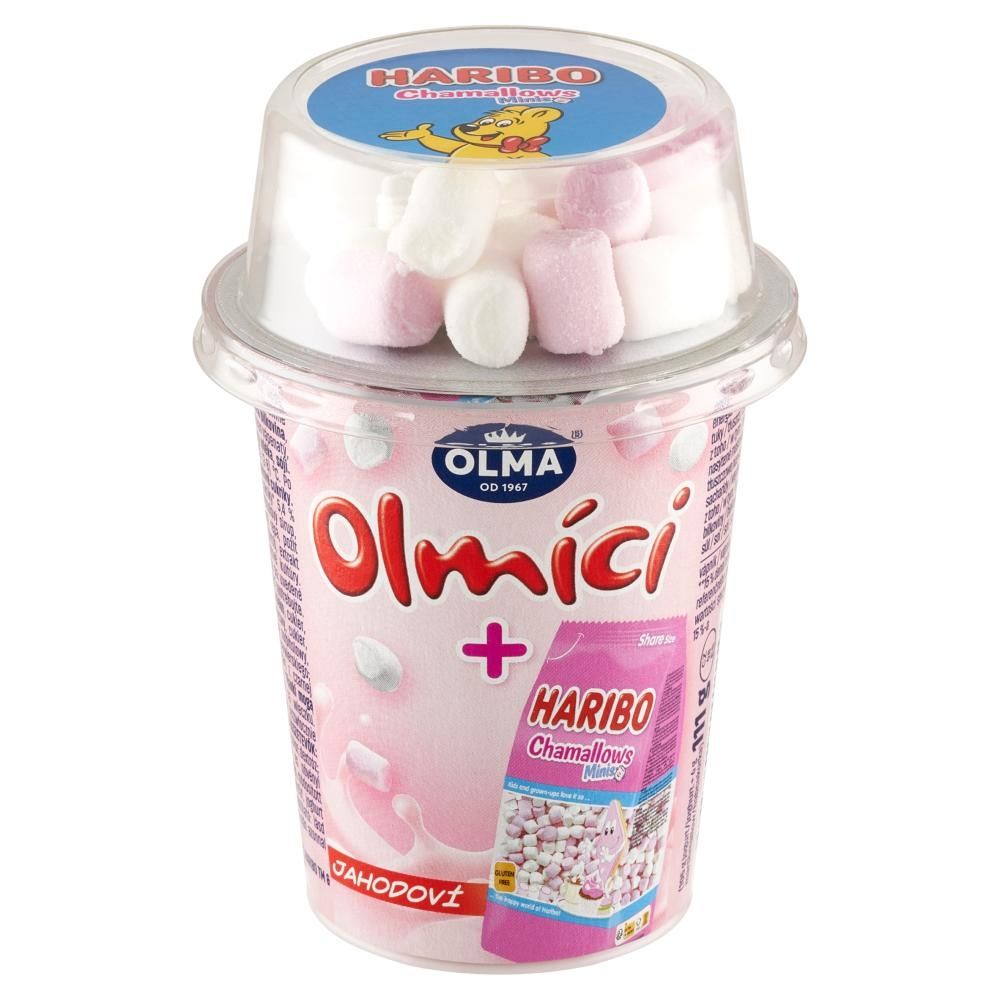 Olma Olmici Jogurt truskawkowy z piankami 111 g