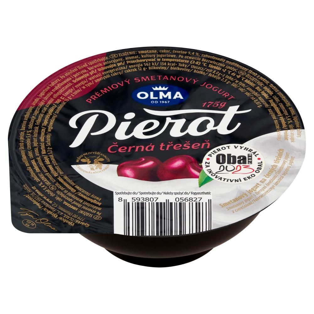 Olma Pierot Śmietanowy jogurt z czereśniami 175 g