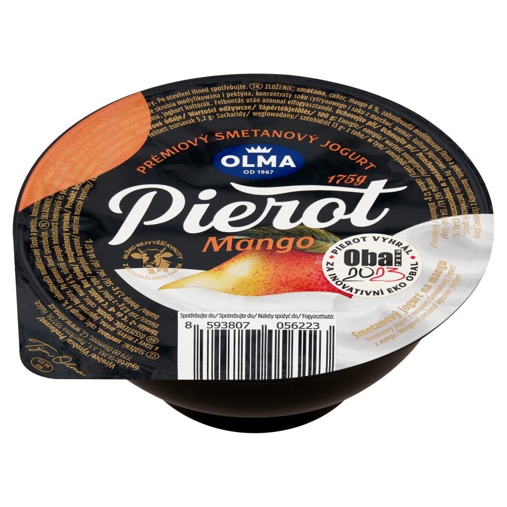 Olma Pierot Śmietanowy jogurt z mango 175 g