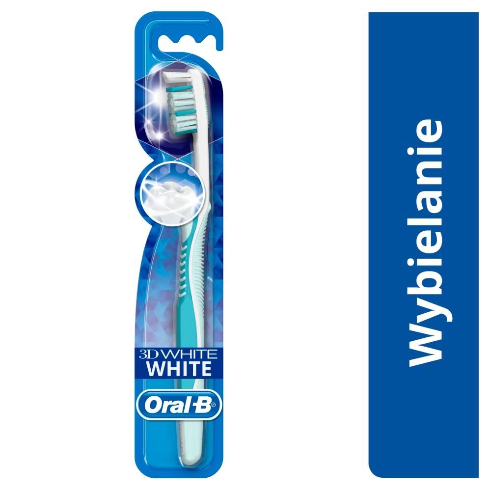 Oral-B 3D White Szczoteczka manualna do zębów, średnia