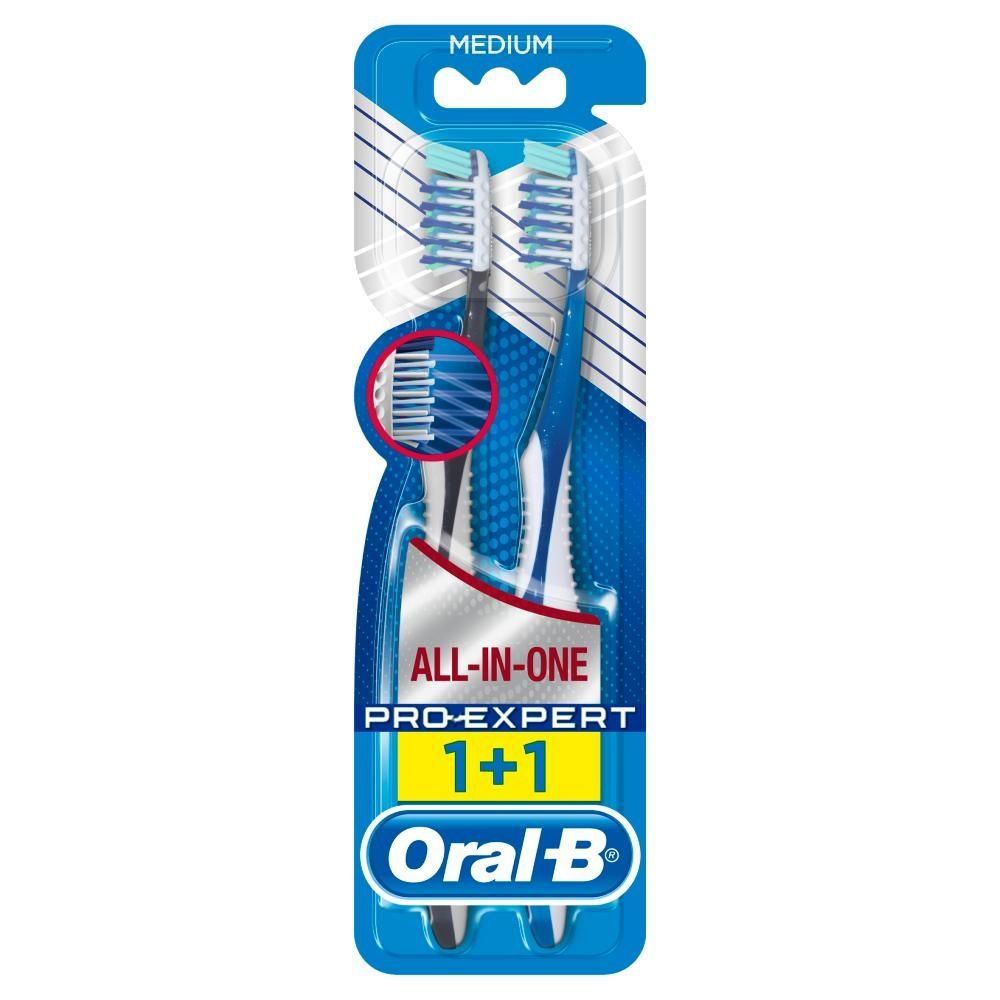 Oral-B Pro-Expert CrossAction All-In-One Szczoteczka manualna do zębów, średnia x 2