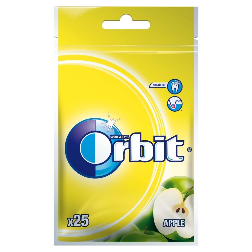 Orbit Apple Guma do żucia bez cukru 35 g (25 drażetek)