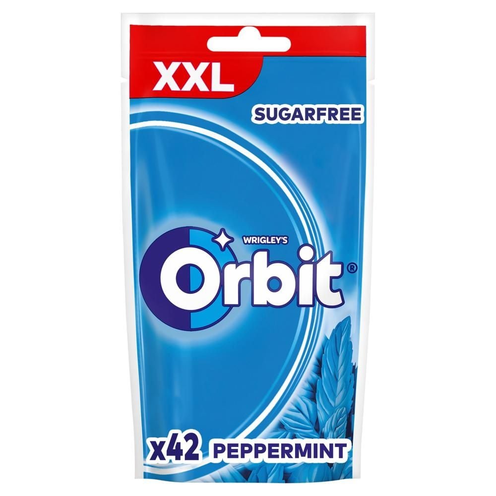 Orbit Peppermint XXL Guma do żucia bez cukru 58 g (42 drażetki)