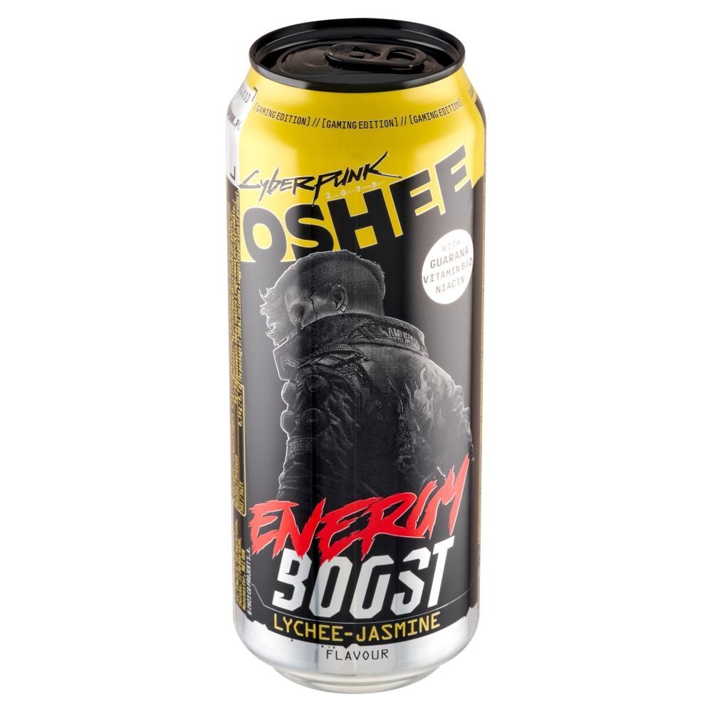 Oshee Energy Boost Napój gazowany o smaku liczi i jaśminu 500 ml