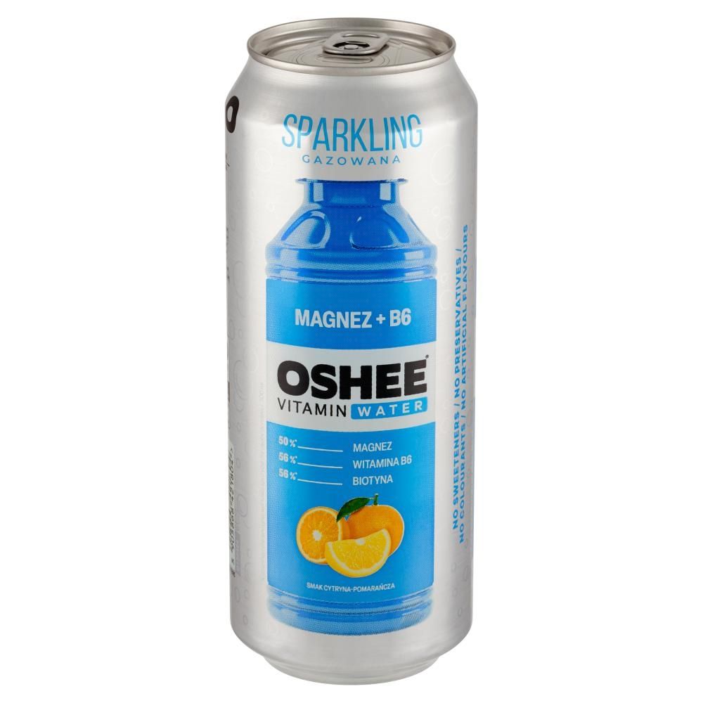 Oshee Vitamin Water Napój gazowany smak cytryna-pomarańcza 500 ml