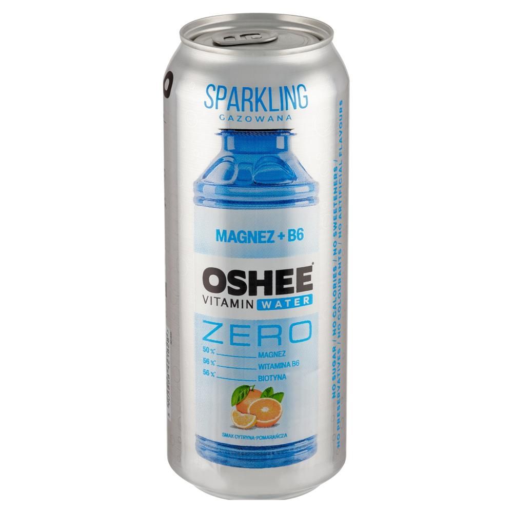 Oshee Vitamin Water Zero Napój gazowany smak cytryna-pomarańcza 500 ml