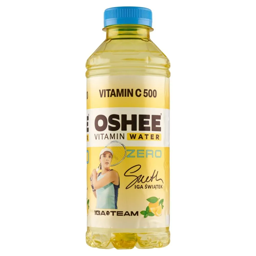 Oshee Vitamin Water Zero Napój niegazowany o smaku cytrynowo-miętowym 555 ml