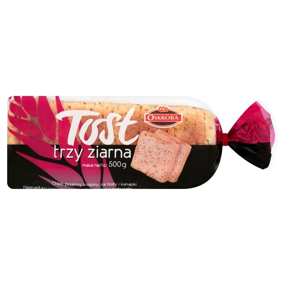 Oskroba Tost trzy ziarna 500 g