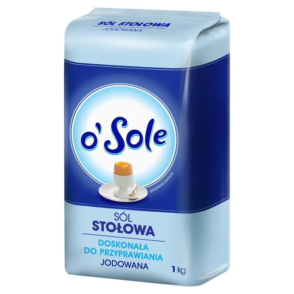 o'Sole Sól stołowa jodowana 1 kg