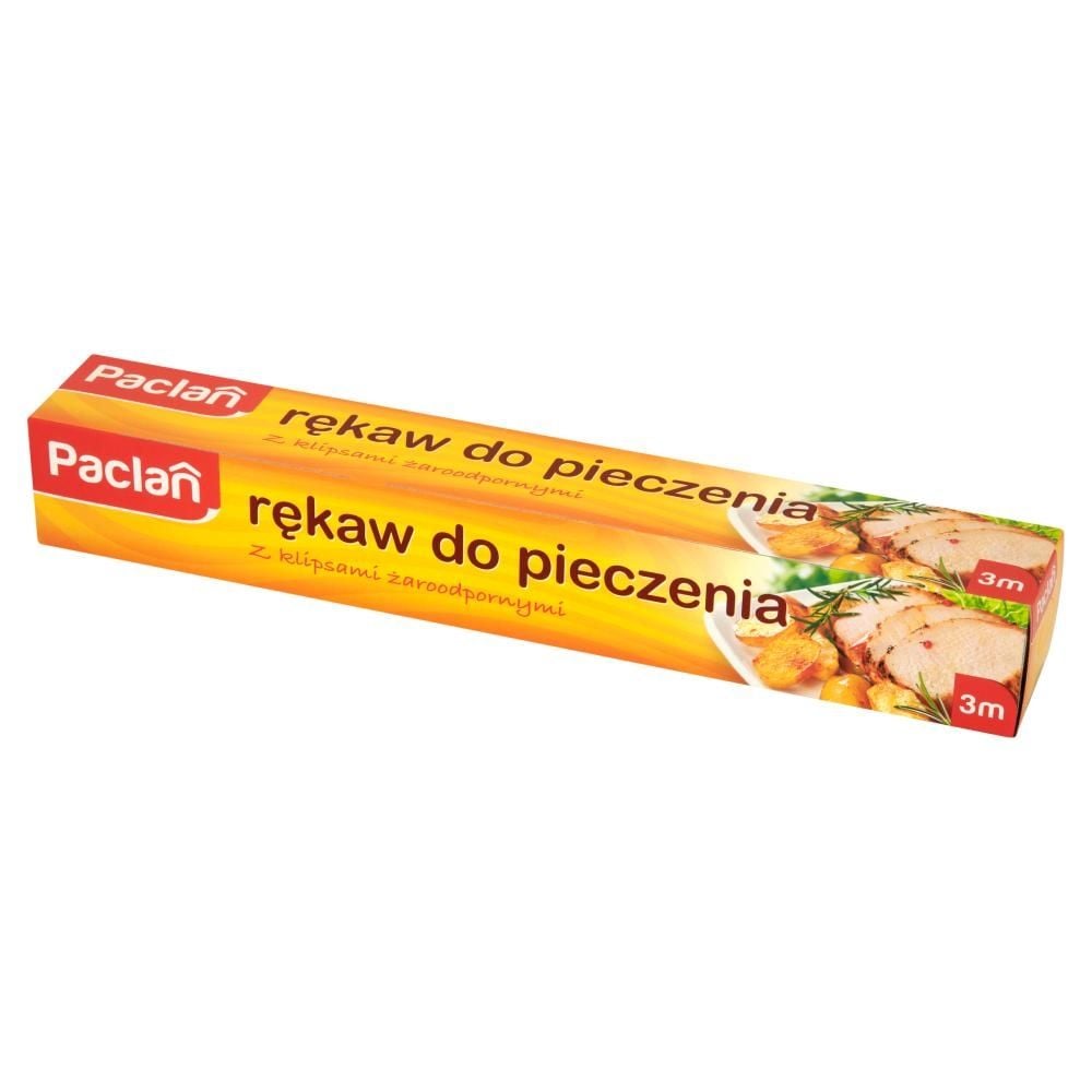 Paclan Rękaw do pieczenia z klipsami żaroodpornymi 3 m x 29,5 cm