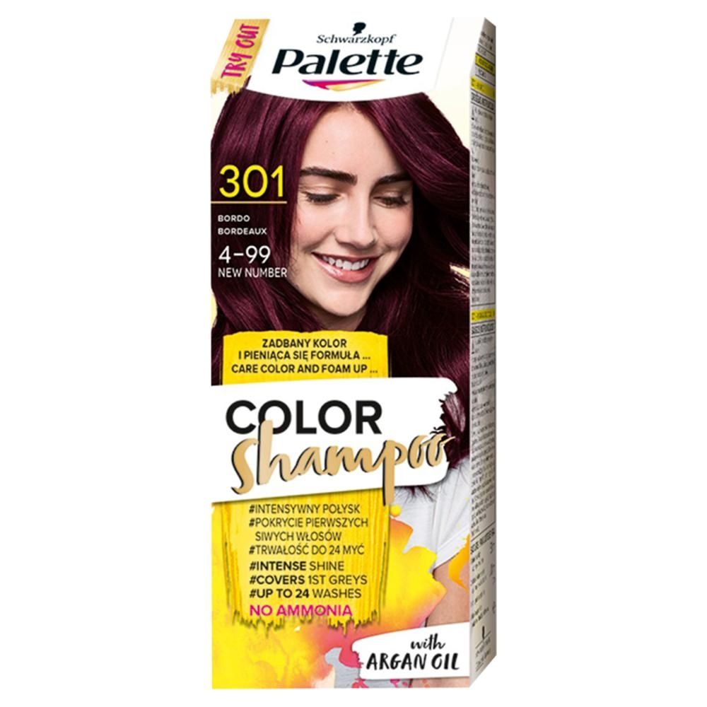 Palette Color Shampoo Szampon koloryzujący do włosów 301 (4-99) bordowy