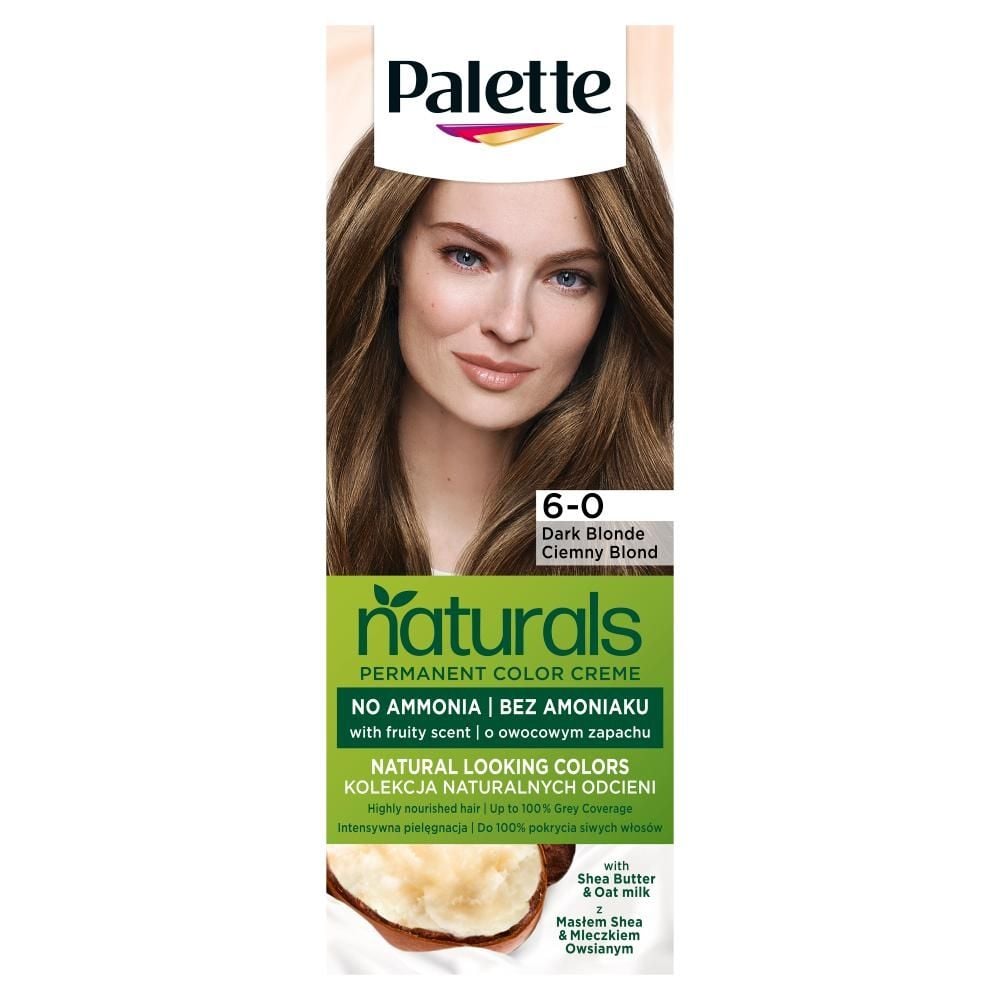 Palette Permanent Naturals Color Creme Farba do włosów trwale koloryzująca 500/ 6-0 ciemny blond