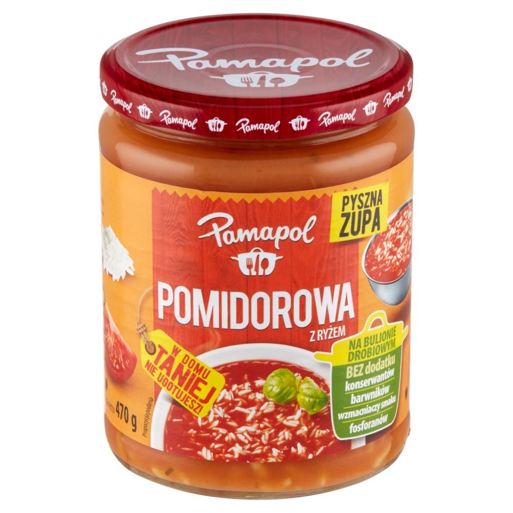 Pamapol Pomidorowa z ryżem 470 g