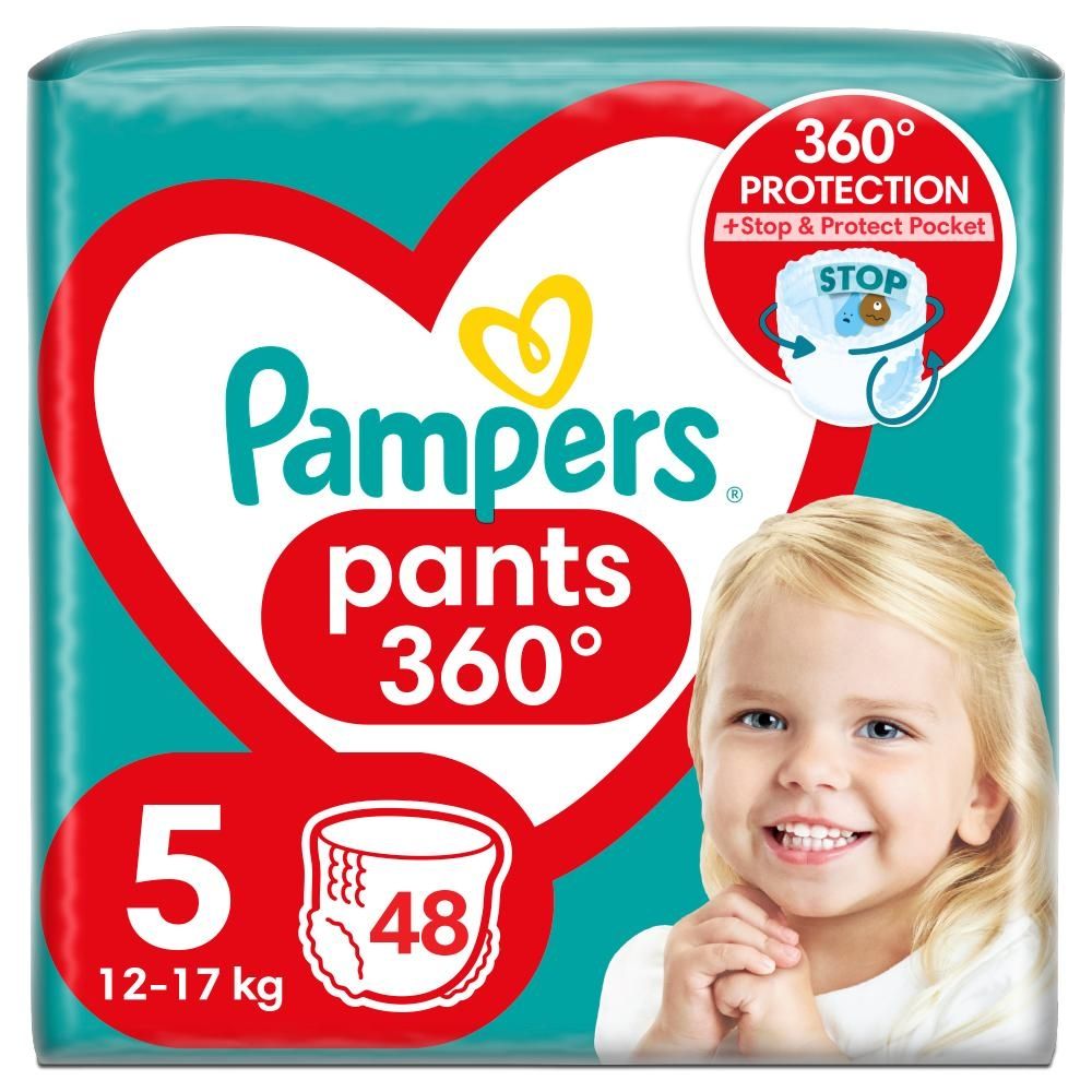 Pampers Pants Pieluchomajtki, rozmiar 5, 48 sztuk, 12kg-17kg