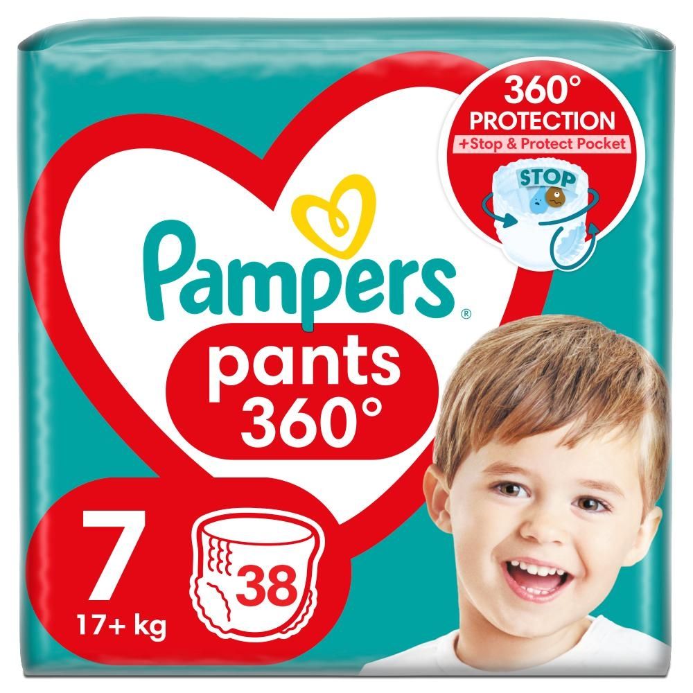 Pampers Pants Pieluchomajtki, rozmiar 7, 38 sztuk, 17kg+