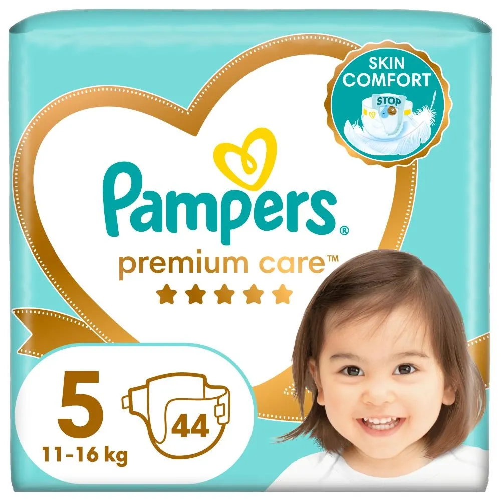 Pampers Premium Care Pieluszki, rozmiar 5, 11-16kg, 44 szt