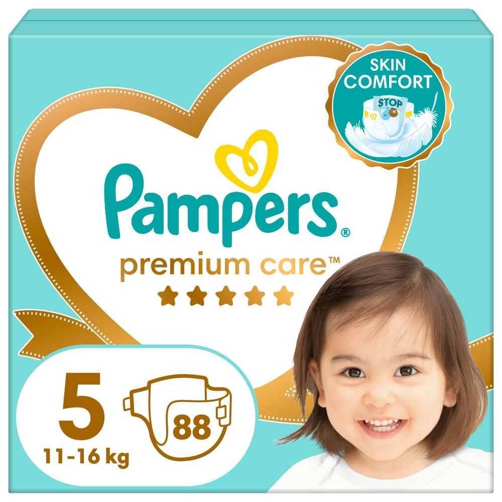 Pampers Premium Care Pieluszki, rozmiar 5, 11-16kg, 88 szt