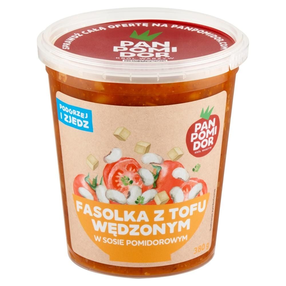 Pan Pomidor Fasolka z tofu wędzonym w sosie pomidorowym 380 g