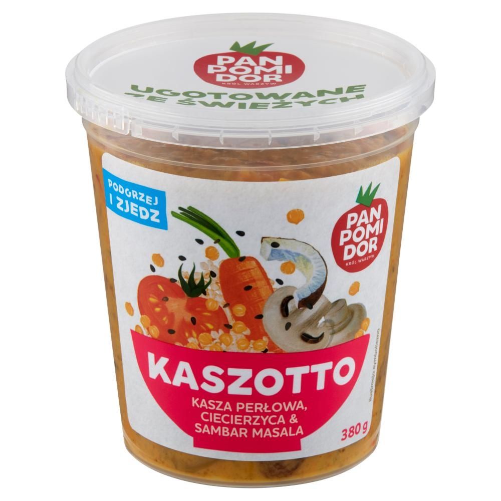 Pan Pomidor Kaszotto kasza perłowa ciecierzyca & sambar masala 380 g