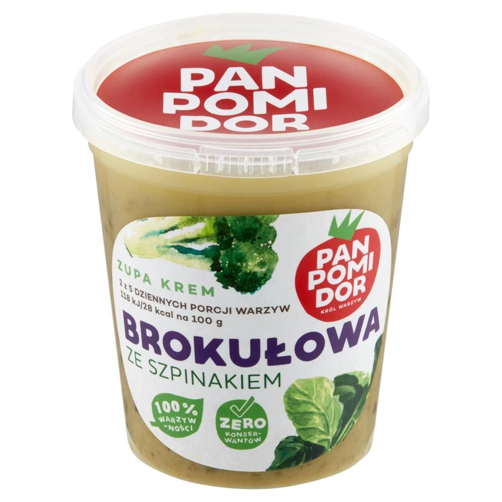 Pan Pomidor Zupa krem brokułowa ze szpinakiem 400 g