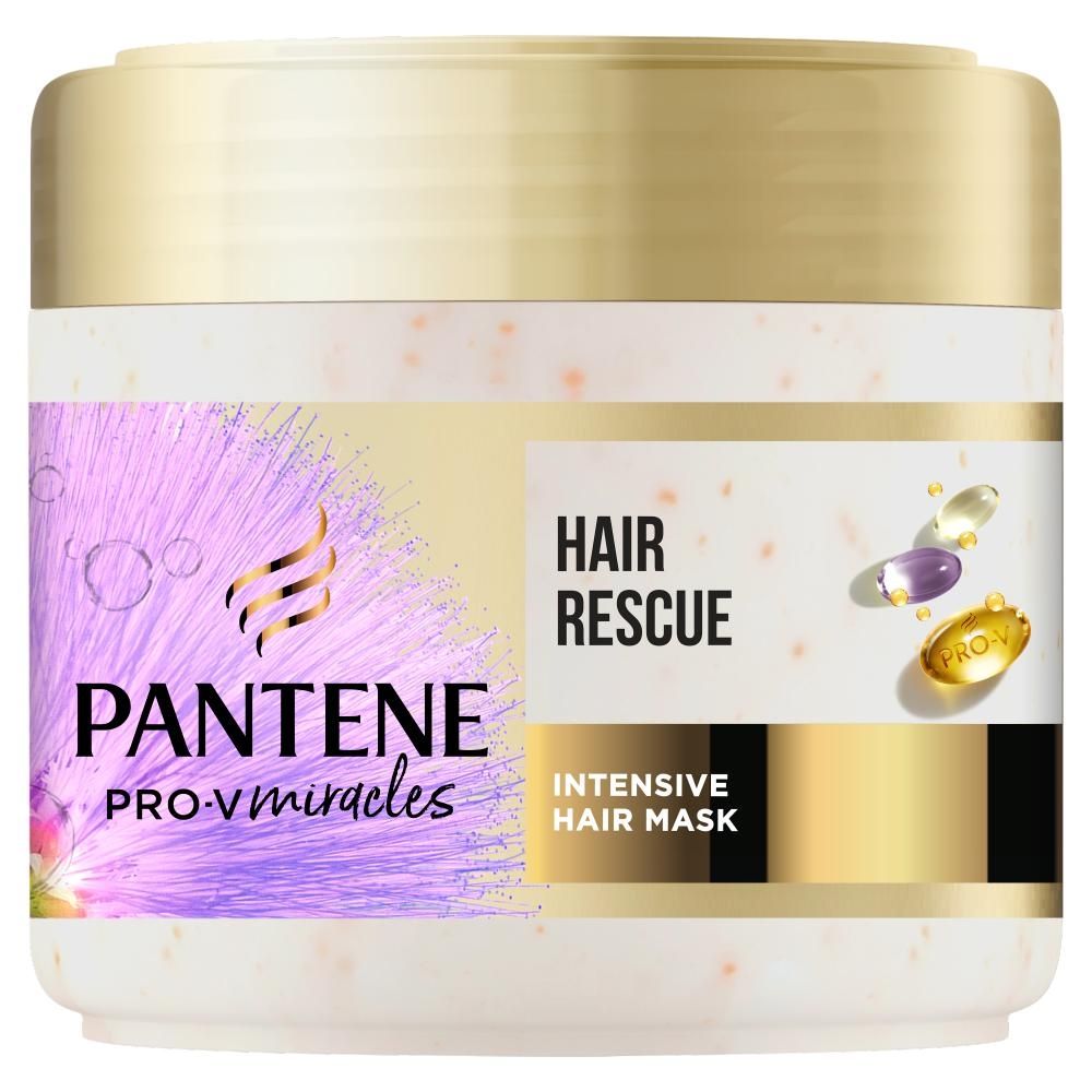 Pantene Silky and Glowing Maska odbudowująca z biotyną i keratyną, 300 ml