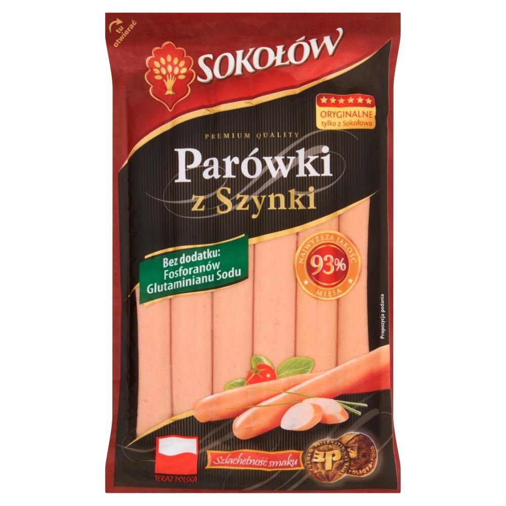 PAROWKI SOKOLOW 200g Z SZYNKI