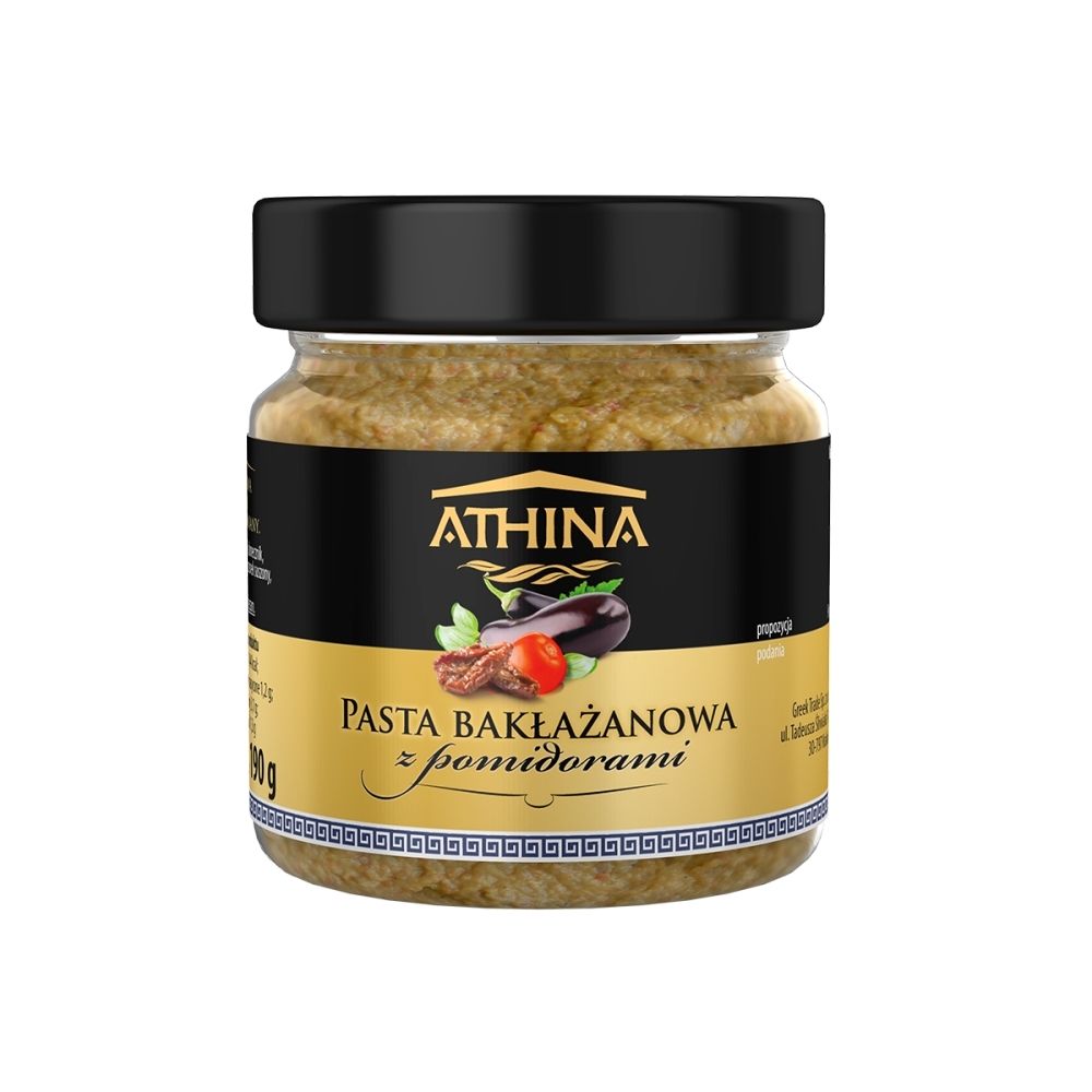 Pasta bakłażanowa z pomidorami 190 g Athina