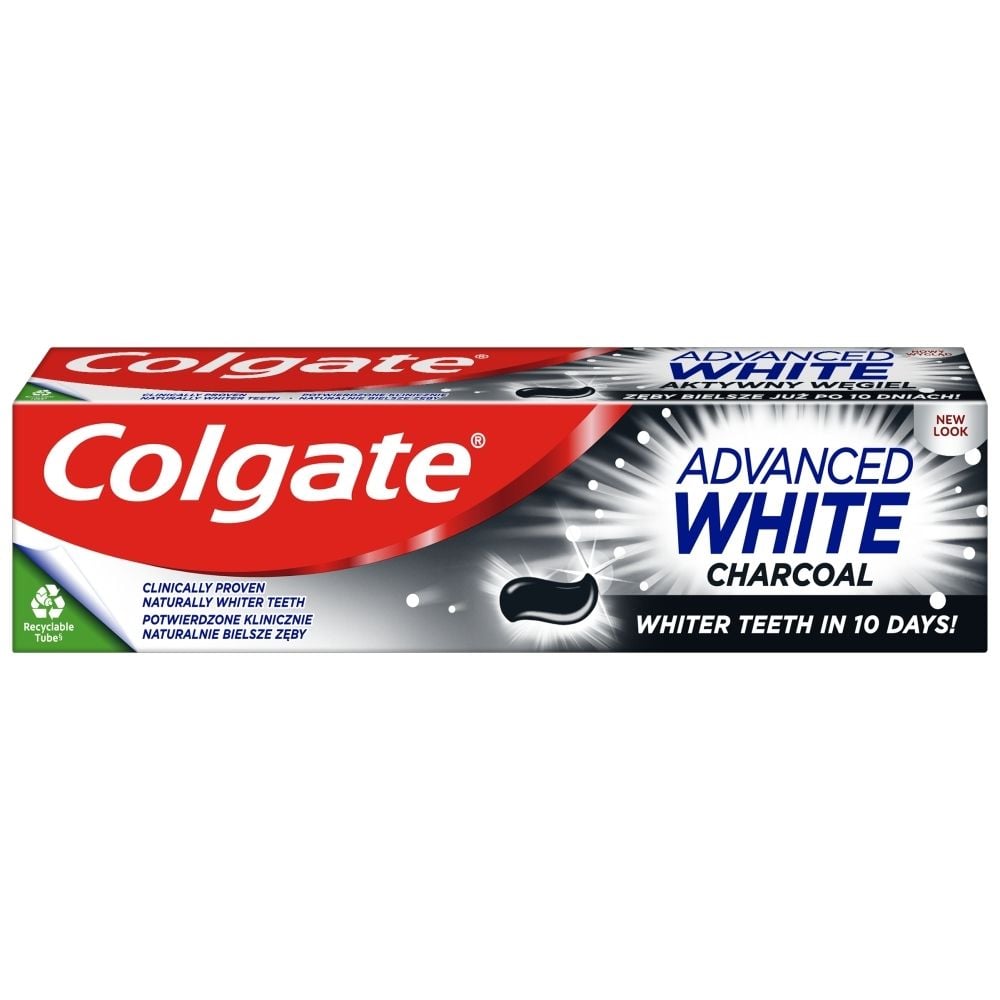 Pasta Do Z B W Colgate Advanced White Charcoal Z Aktywnym W Glem Ml