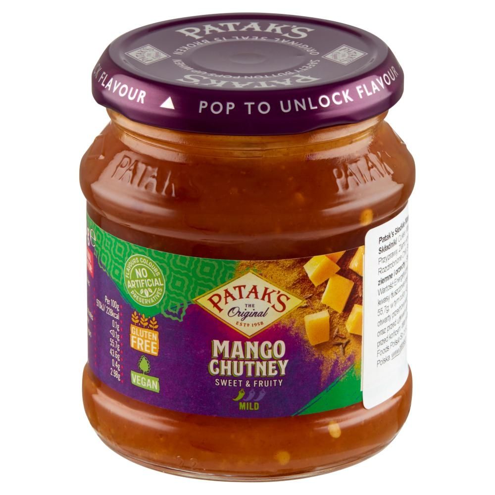 Patak's Słodkie mango chutney 340 g