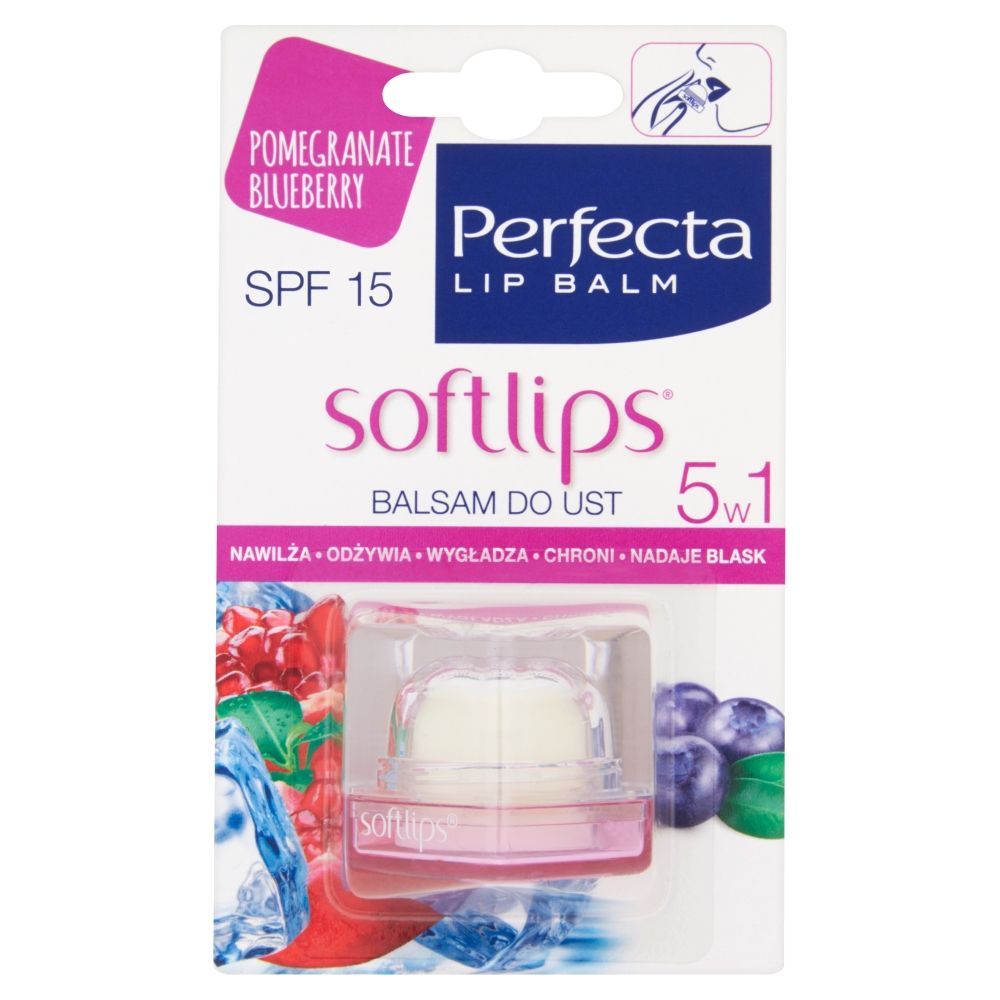 Pefecta Pomegranate Blueberry Softlips Balsam do ust 5w1 6,5 g