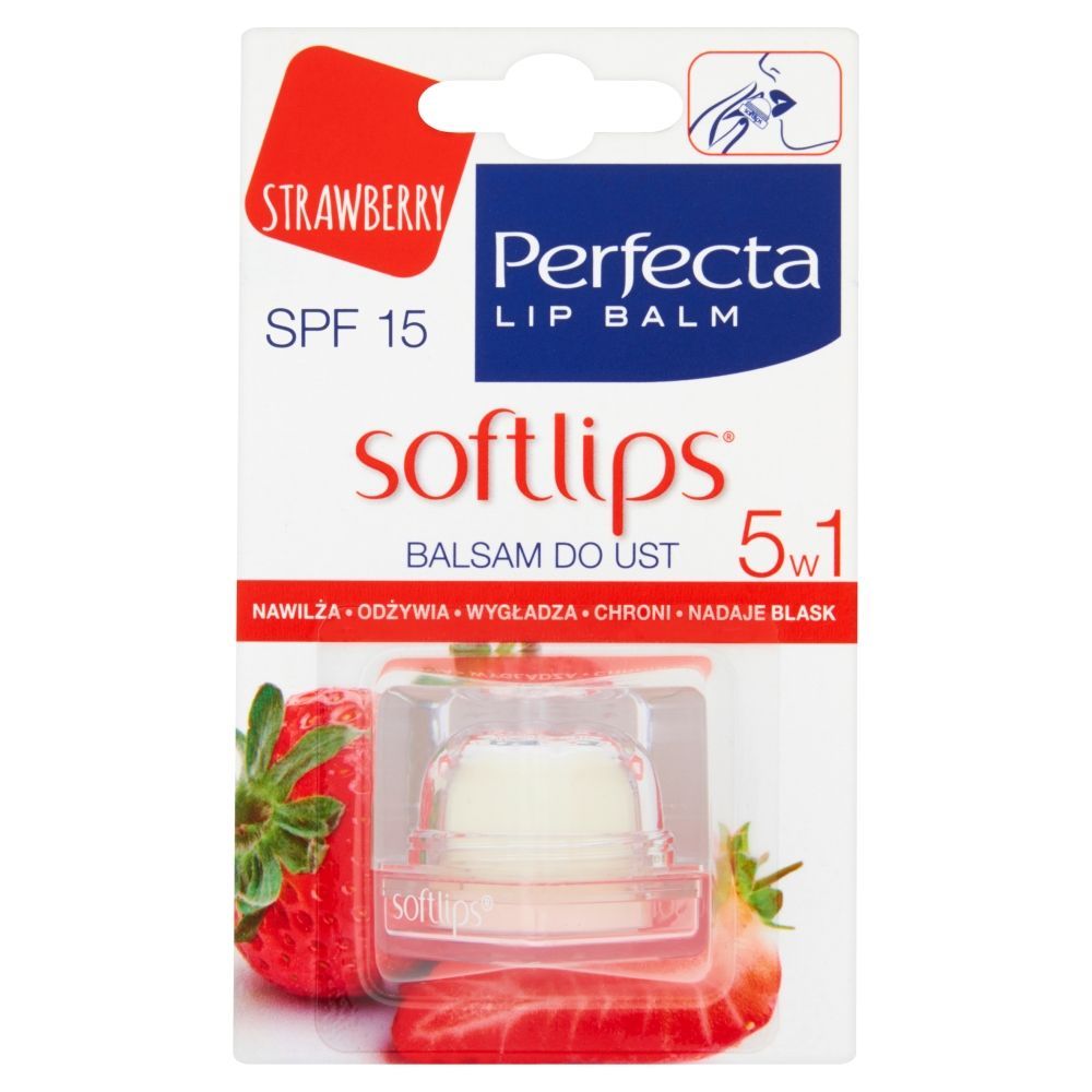 Pefecta Strawberry Softlips Balsam do ust 5w1 6,5 g