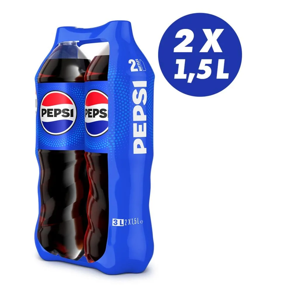 Pepsi-Cola Napój gazowany 3 l (2 x 1,5 l)