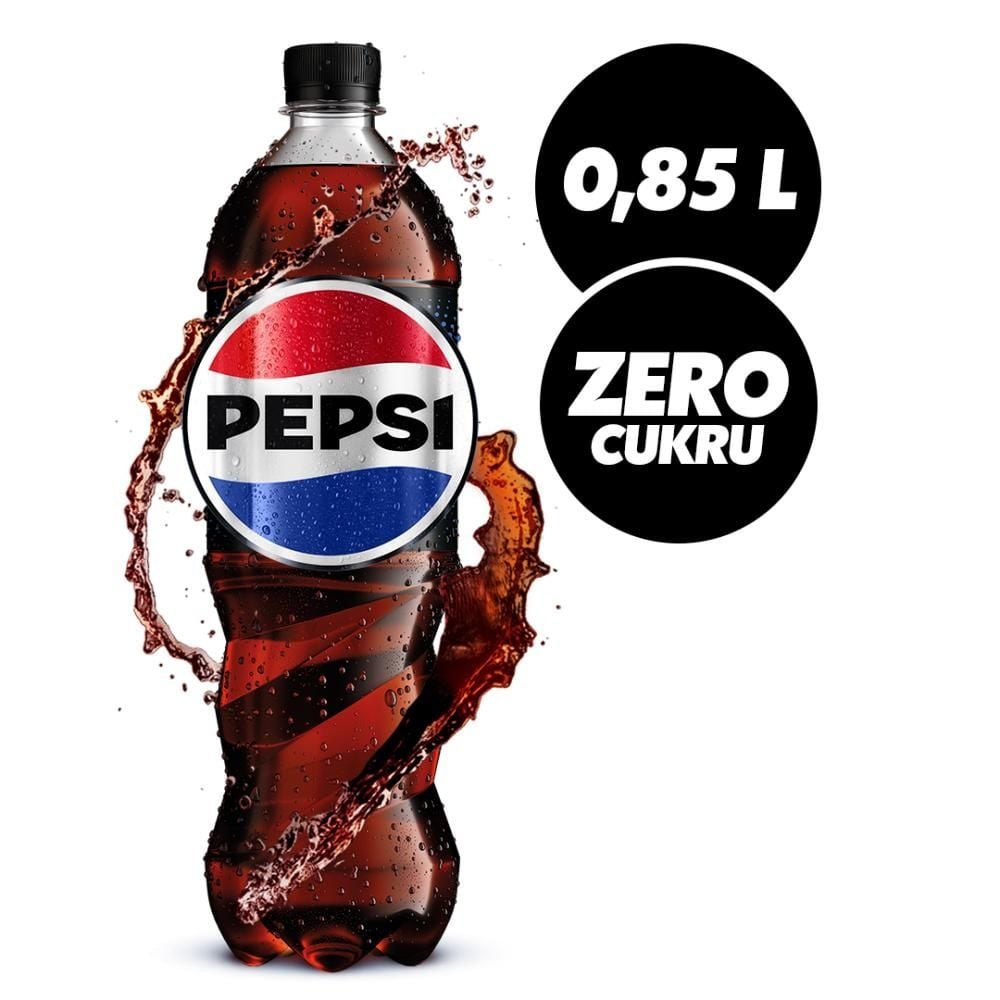 Pepsi-Cola Zero cukru Napój gazowany 0,85 l