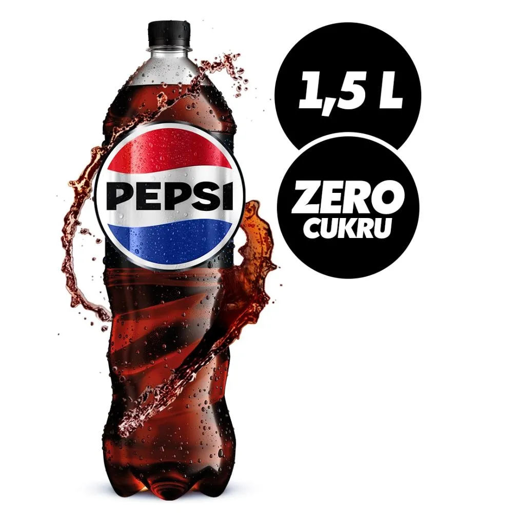 Pepsi-Cola Zero cukru Napój gazowany 1,5 l