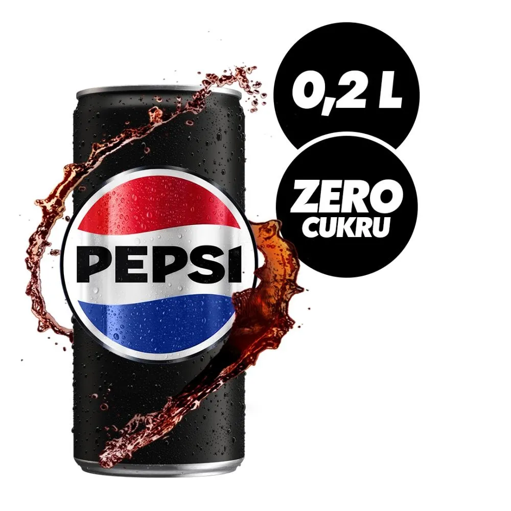 Pepsi-Cola Zero cukru Napój gazowany 200 ml