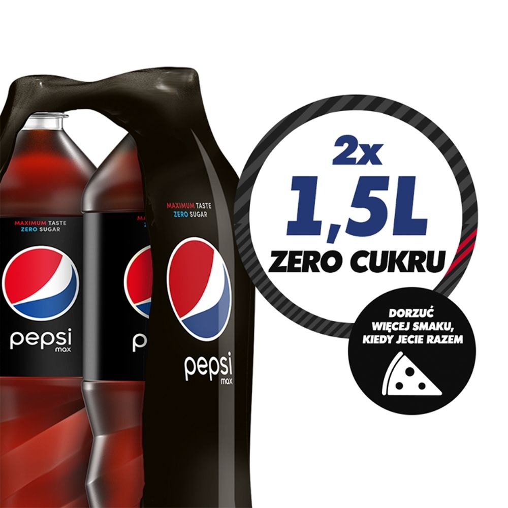 Pepsi Max Napoj Gazowany 2 X 1 5 L Zakupy Online Z Dostawa Do Domu Carrefour Pl