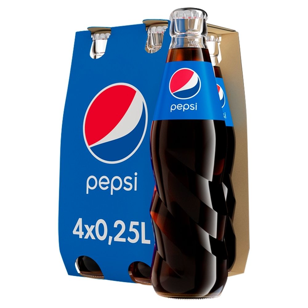 Pepsi  Napój gazowany o smaku cola 4 x 250 ml