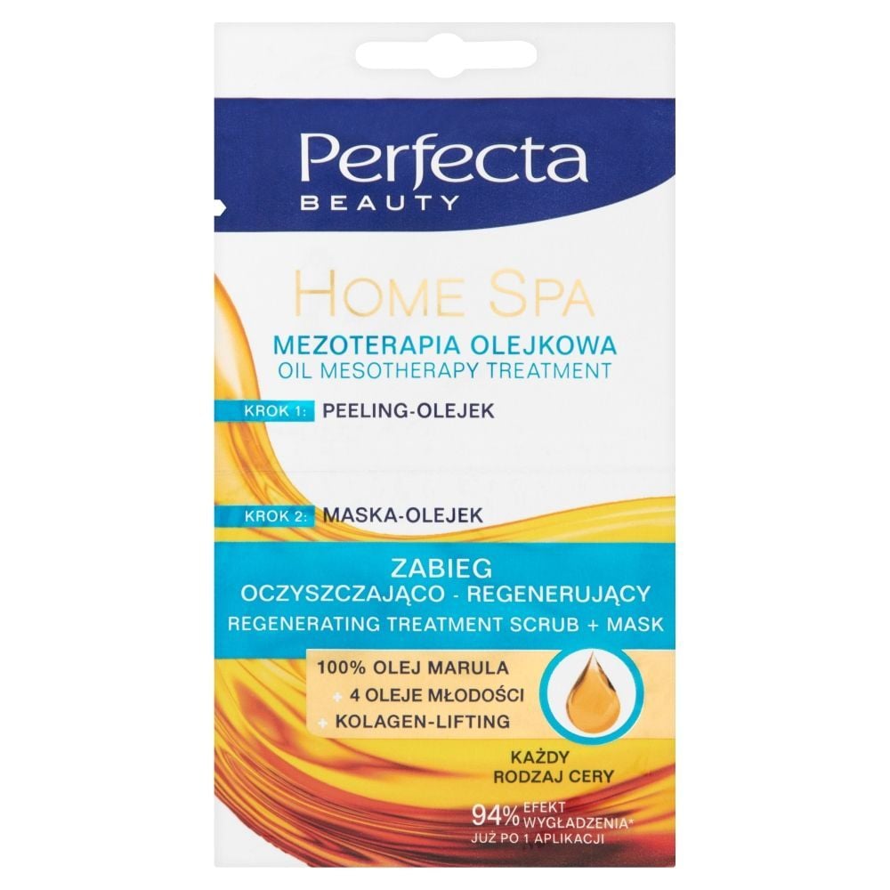 Perfecta Beauty Home Spa Mezoterapia olejkowa Zabieg oczyszczająco-regenerujący 2 x 5 ml