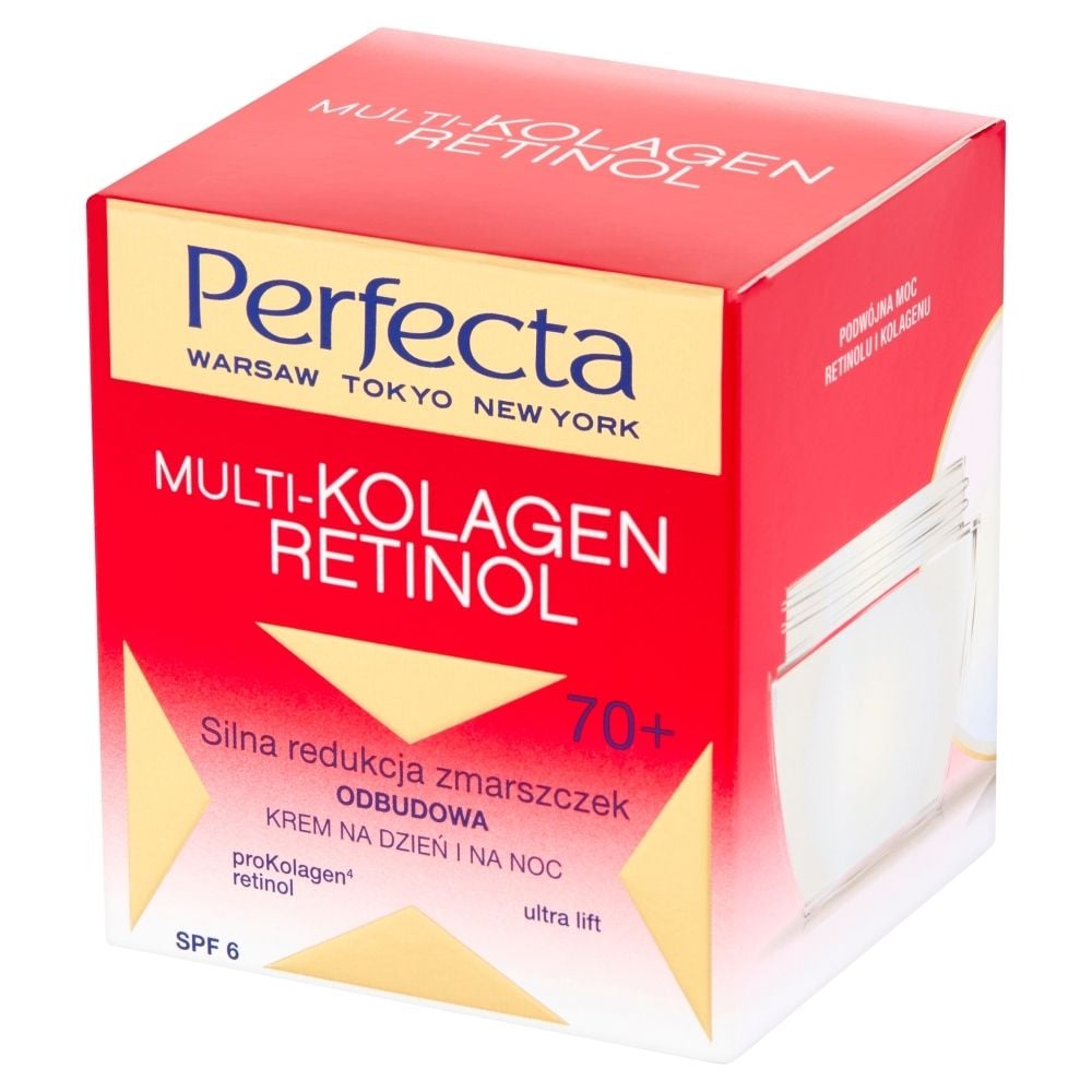 Perfecta Multi-Kolagen Retinol 70+ Odbudowa Krem na dzień i na noc 50 ml