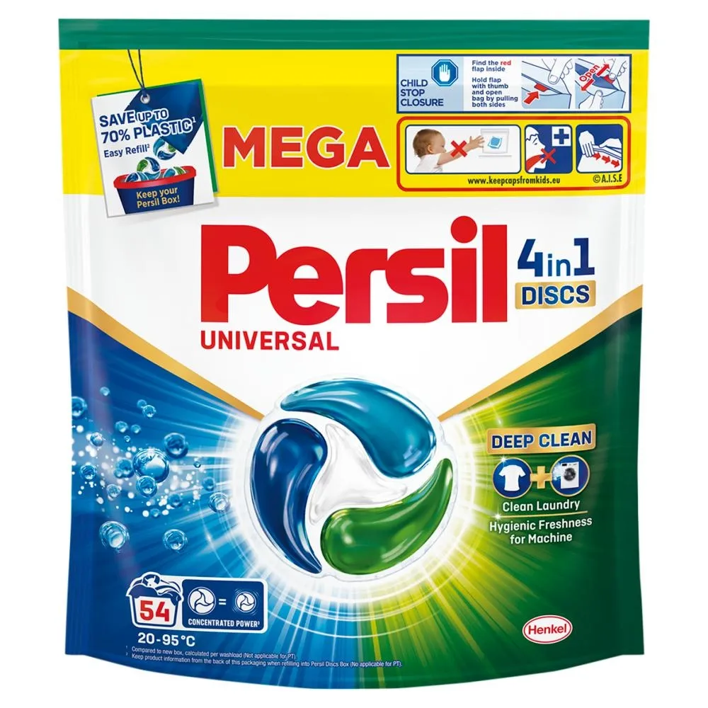 Persil Discs Universal Skoncentrowany środek w kapsułkach do prania 891 g (54 prania)