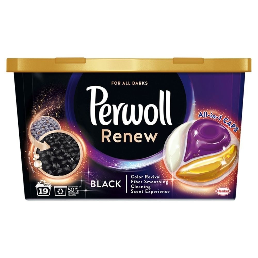 Perwoll Renew Black Skoncentrowany środek do prania 275,5 g (19 prań)